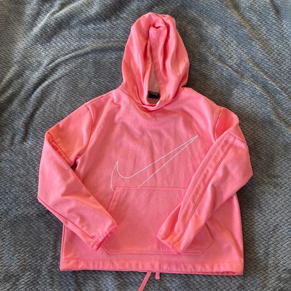 pink dri-fit sweatshirt XL nike